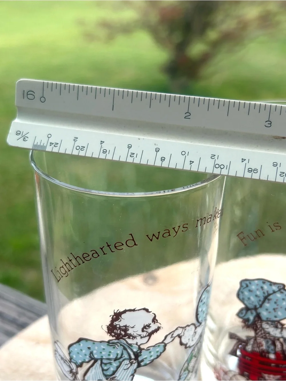 VintageSet of 4 ASSORTED Holly Hobbie American Greetings Corp. Glasses